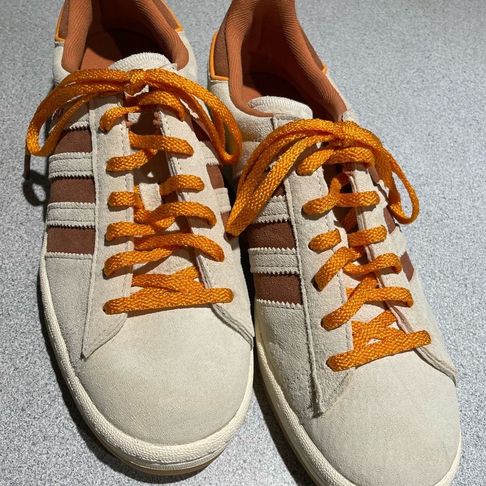 Adidas Campus, Suede, Cream/Spice, 7.5